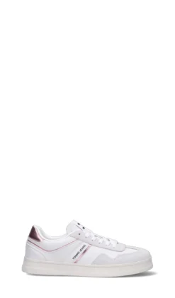 TOMMY HILFIGER JEANS Sneaker donna bianca in pelle