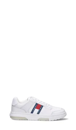 TOMMY HILFIGER JEANS Sneaker uomo bianca in pelle