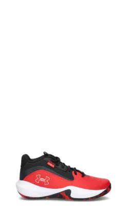 UNDER ARMOUR Scarpa ragazzo rossa/nera in pelle