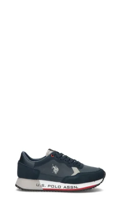 U.S. POLO ASSN. Sneaker uomo blu in suede