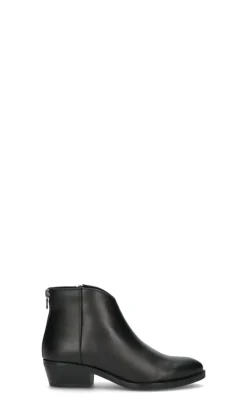 VARIOPINTO Tronchetto donna nero in pelle