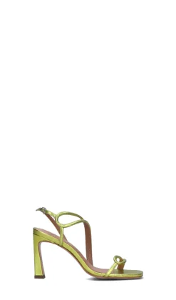 VICENZA Sandalo donna verde in pelle