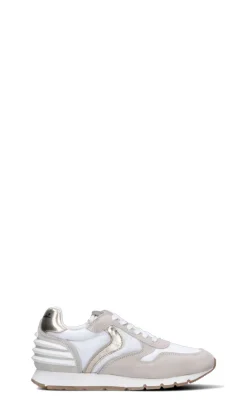 VOILE BLANCHE Sneaker donna grigia chiara/bianca in pelle