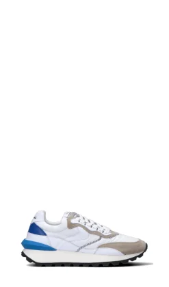 VOILE BLANCHE Sneaker uomo bianca/blu in suede