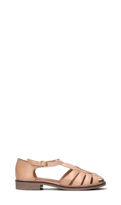 WEDO Sandalo donna beige in pelle