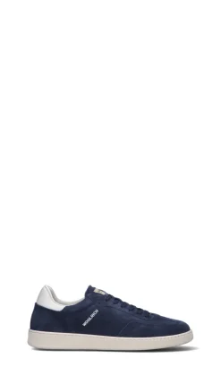 WOOLRICH Sneaker uomo blu in suede